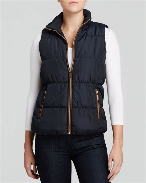 michael kors women vest|michael kors quilted puffer vest.